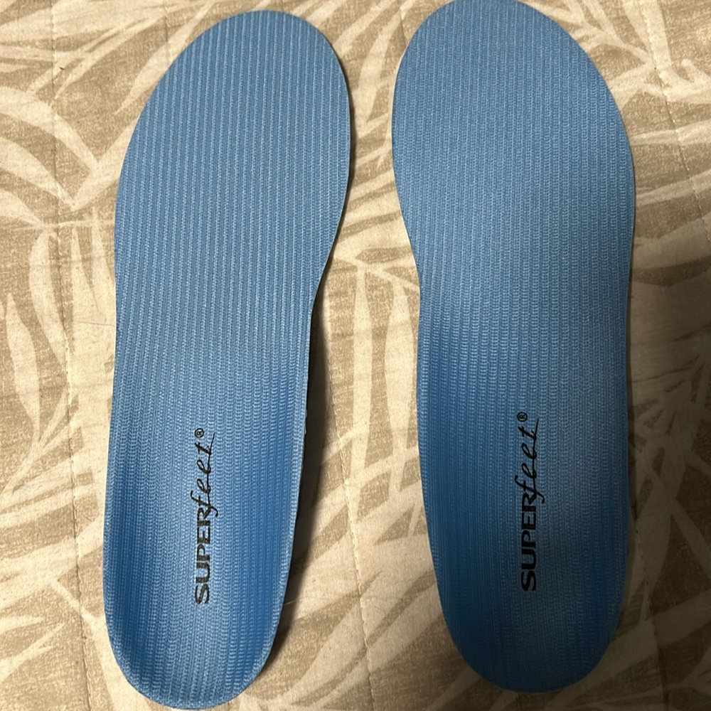 Superfeet BLUE Insole Shoe Inserts, Size D